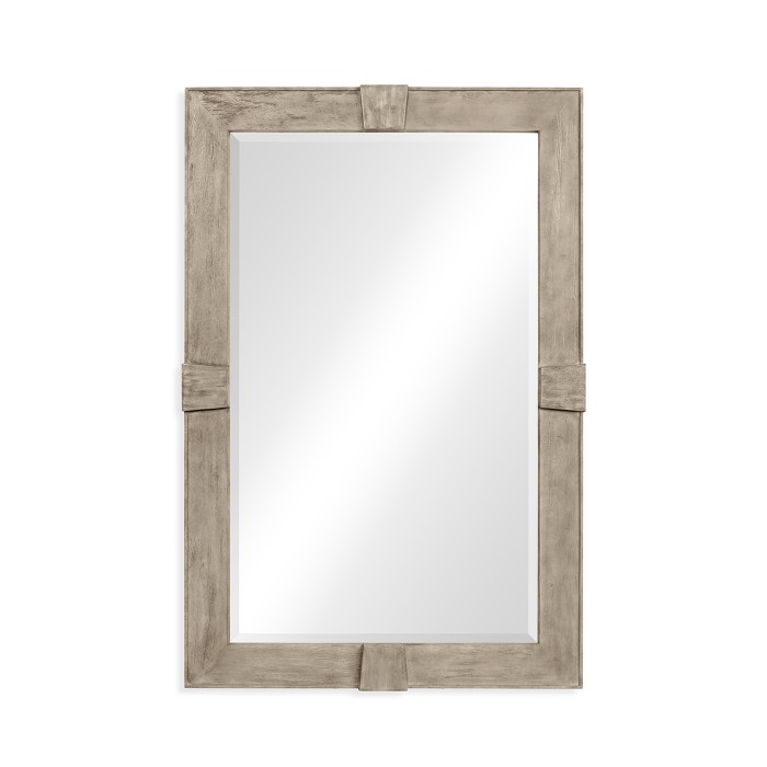 Rustic Grey Rectangular Mirror