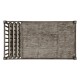 Antique Dark Grey Rectangular Coffee Table with Magazine Rack