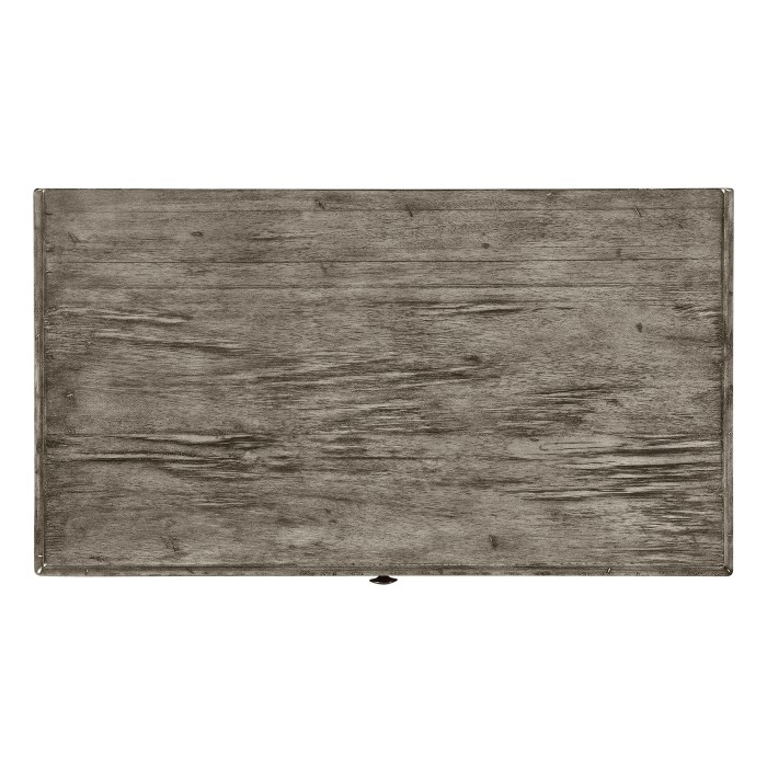 Antique Dark Grey Small Chest of Drawers