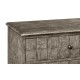 Antique Dark Grey Small Chest of Drawers