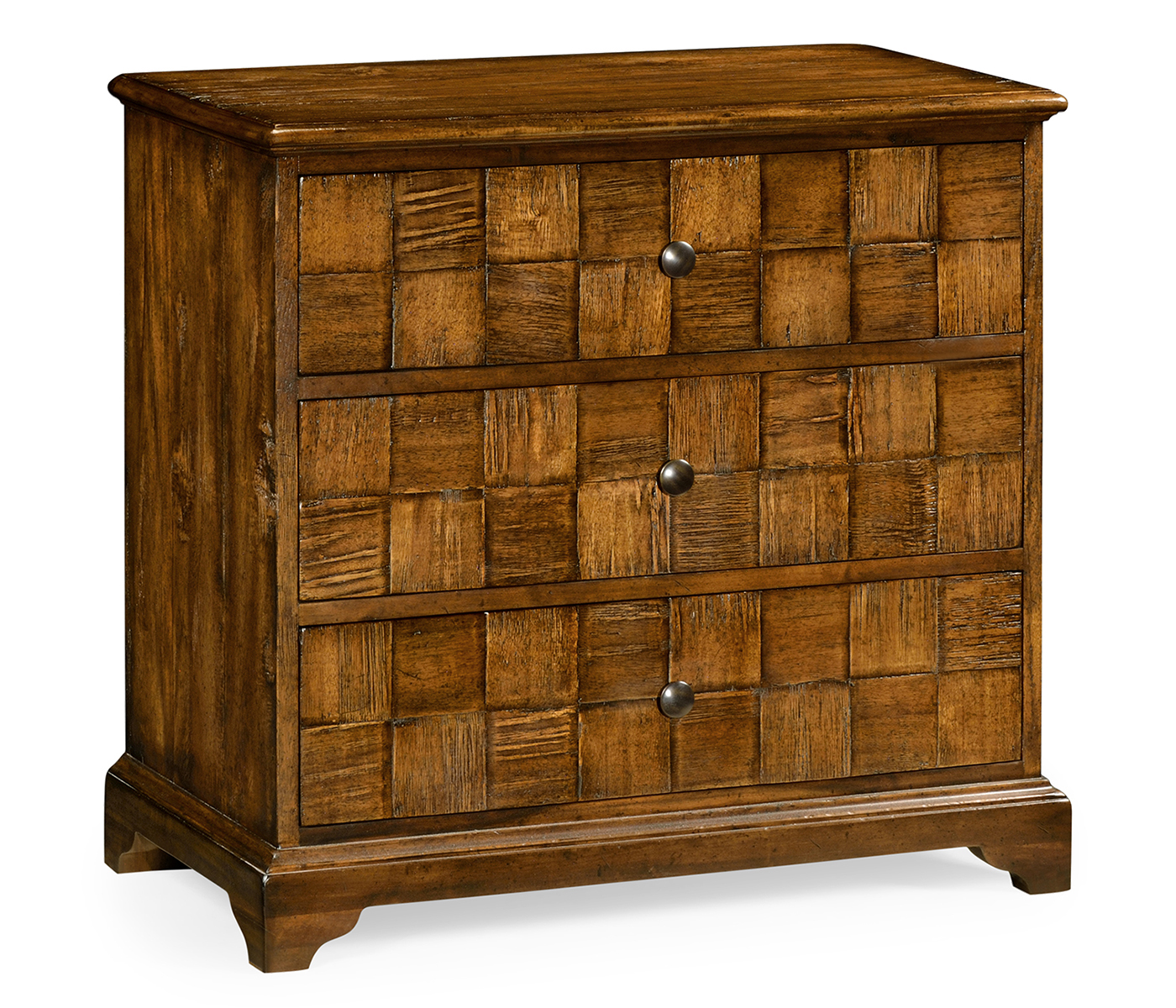 Country Walnut Small Chest of Drawers