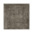 Antique Dark Grey Square Coffee Table with Iron Base