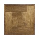 Medium Driftwood Square Coffee Table with Iron Base