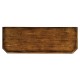 Country Walnut Small Console Table with Drawer