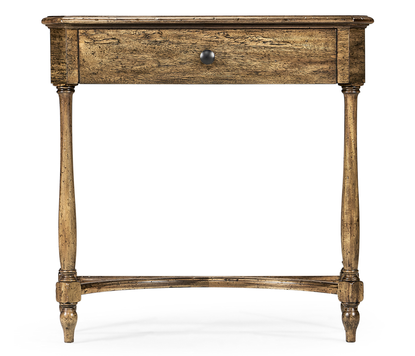 Medium Driftwood Small Console Table with Drawer