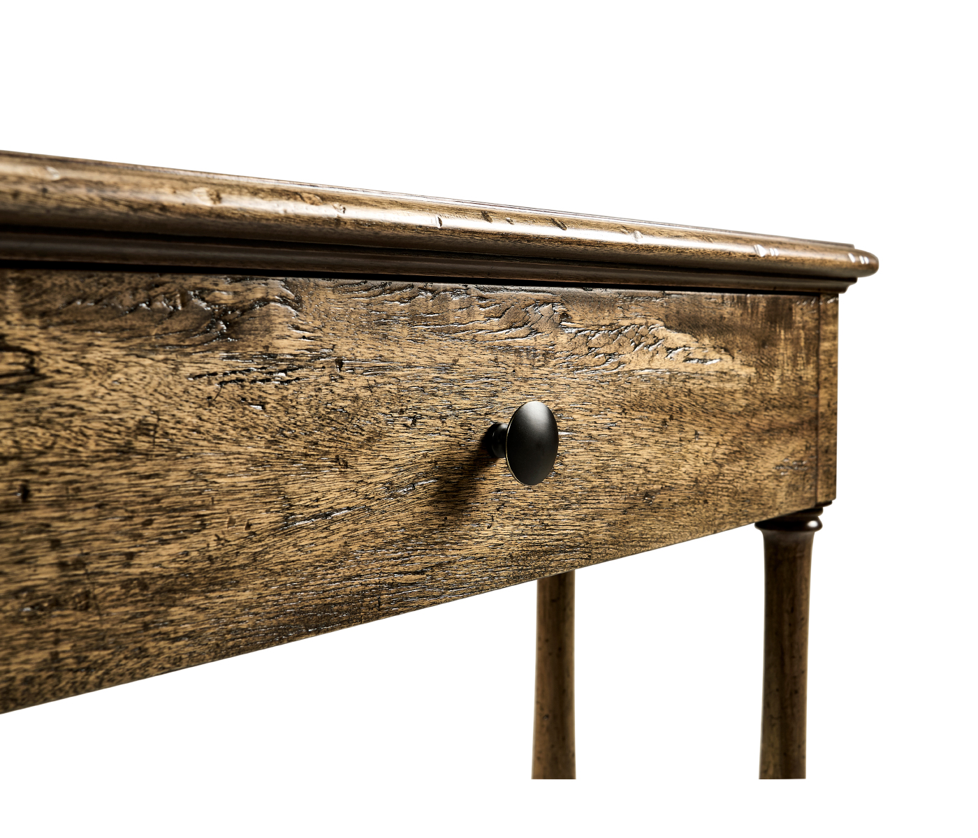 Medium Driftwood Small Console Table with Drawer