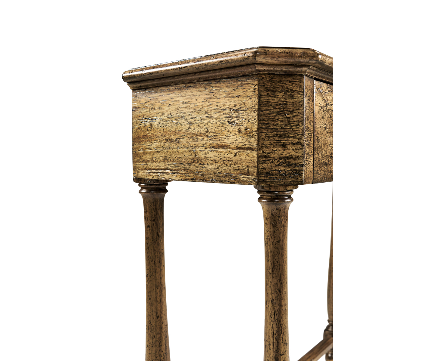 Medium Driftwood Small Console Table with Drawer