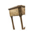 Medium Driftwood Small Console Table with Drawer