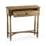 Medium Driftwood Small Console Table with Drawer