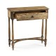 Medium Driftwood Small Console Table with Drawer