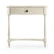 Whitewash Driftwood Small Console Table with Drawer