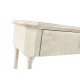 Whitewash Driftwood Small Console Table with Drawer