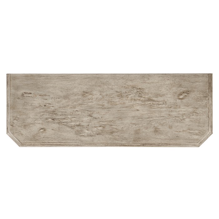 Rustic Grey Small Console Table with Drawer