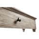 Rustic Grey Small Console Table with Drawer