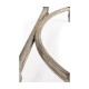 Rustic Grey Small Console Table with Drawer