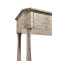 Rustic Grey Small Console Table with Drawer