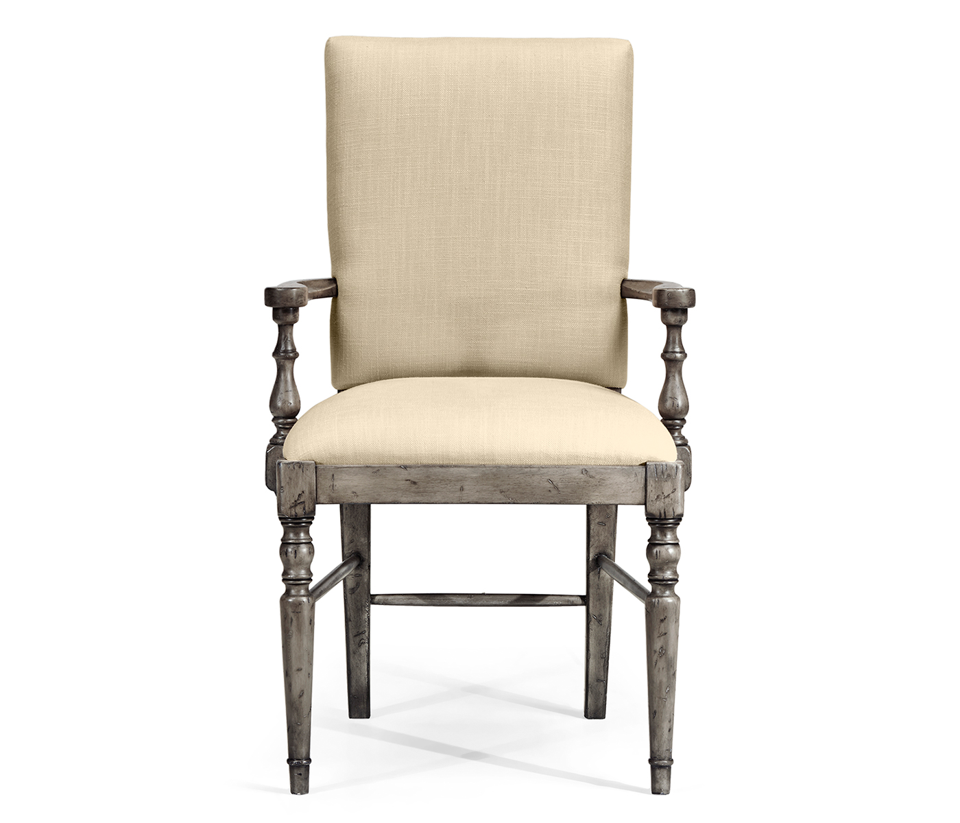 Casual Upholstered Dining Arm Chair
