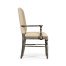 Casual Upholstered Dining Arm Chair
