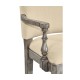 Casual Upholstered Dining Arm Chair