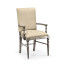 Casual Upholstered Dining Arm Chair