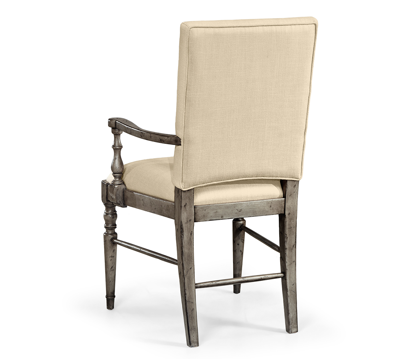 Casual Upholstered Dining Arm Chair