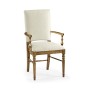 Casual Upholstered Dining Arm Chair