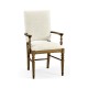 Casual Upholstered Dining Arm Chair