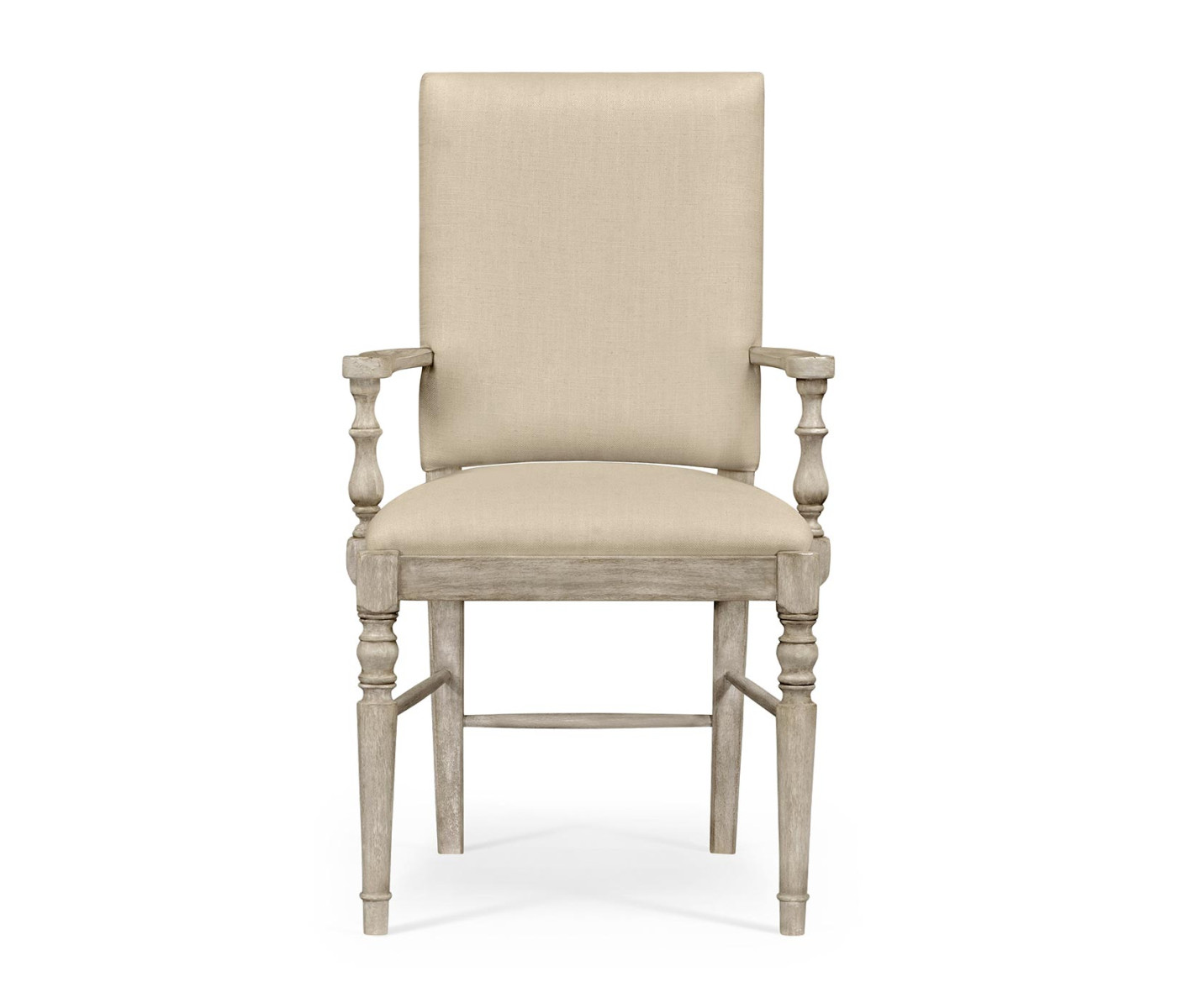 Casual Upholstered Dining Arm Chair