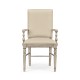 Casual Upholstered Dining Arm Chair