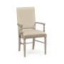 Casual Upholstered Dining Arm Chair
