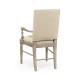 Casual Upholstered Dining Arm Chair