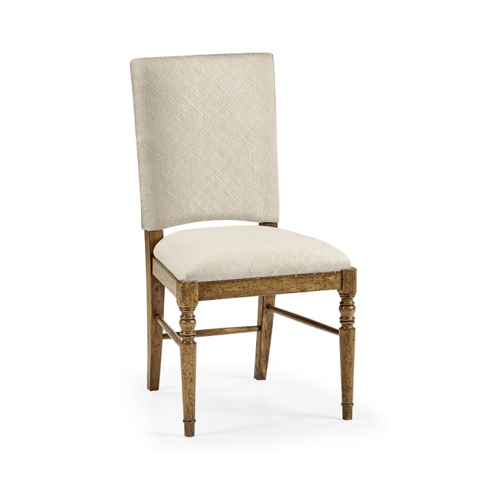 Casual Upholstered Dining Side Chair