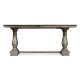 Antique Dark Grey Rectangular Extending Dining Table 71