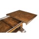 Country Walnut Rectangular Extending Dining Table 71