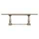 Rustic Grey Rectangular Extending Dining Table 71