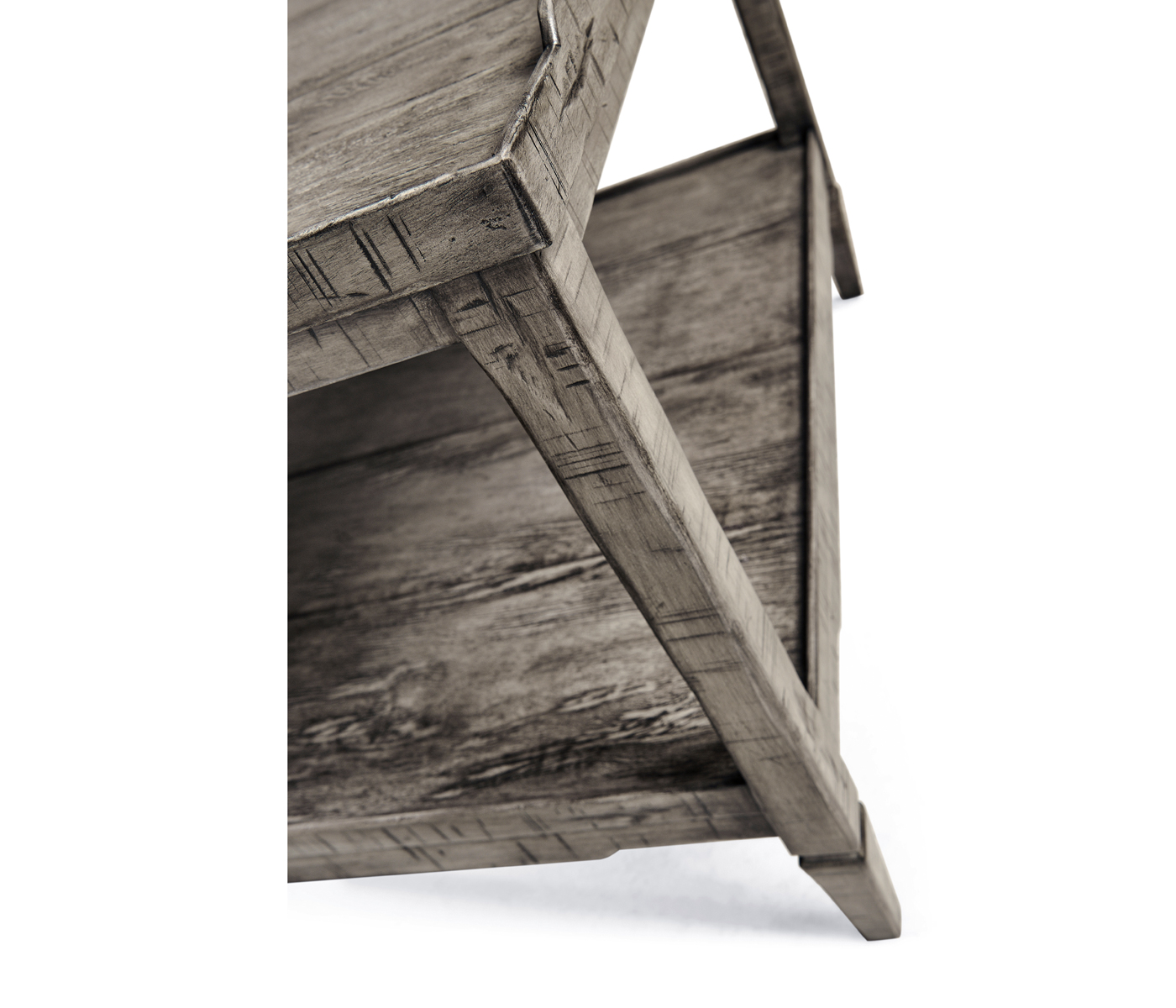 Casual Distressed Coffee Table