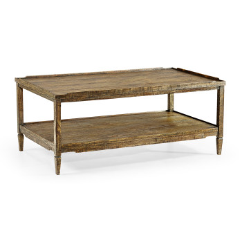Casual Distressed Coffee Table