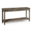 Console Table with Drawers in Antique Dark Grey