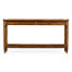 Console Table with Drawers in Country Walnut