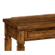 Console Table with Drawers in Country Walnut
