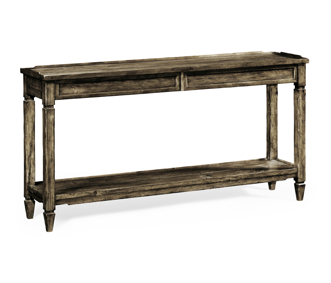 Console Table with Drawer in Dark Driftwood
