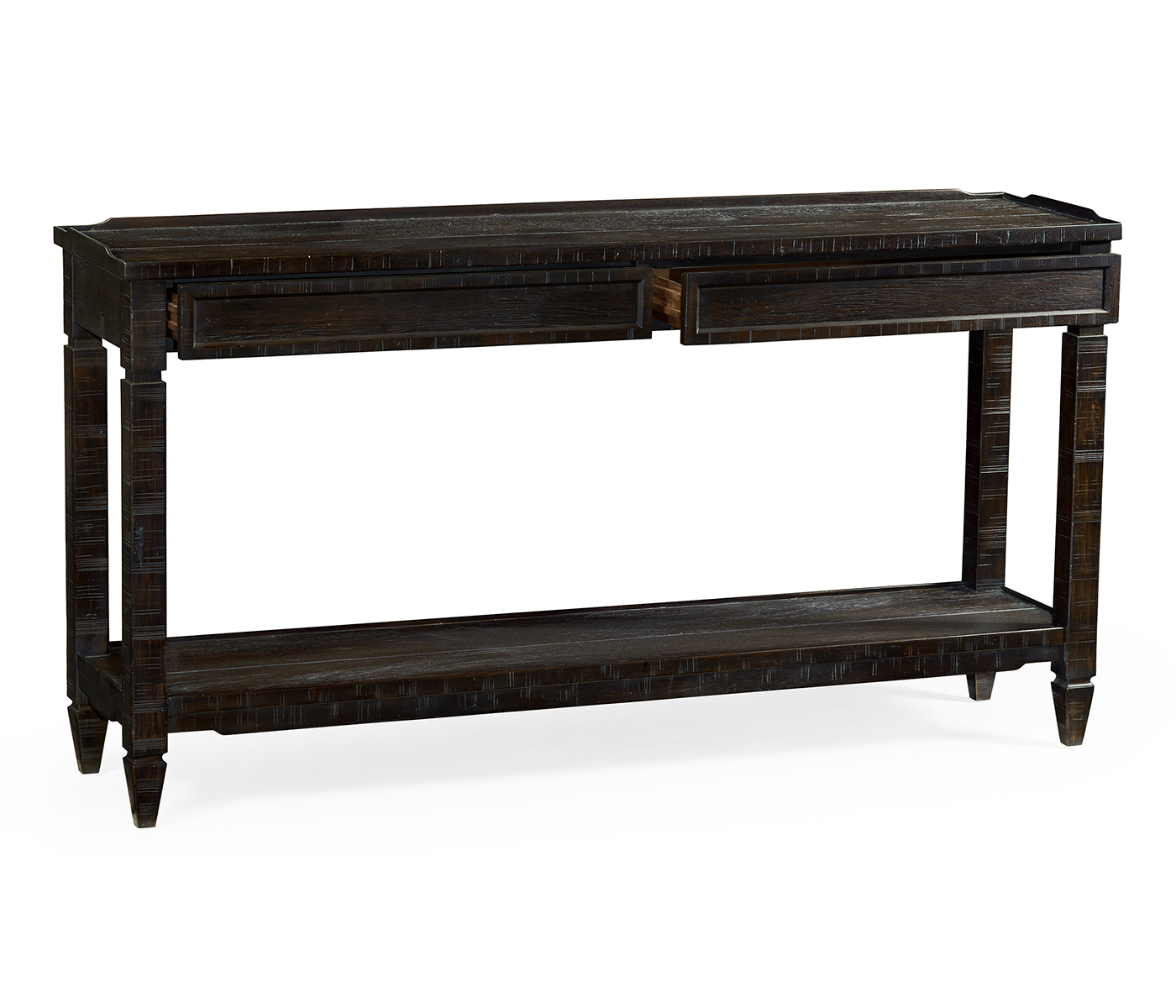 Dark Ale Console Table with Drawers