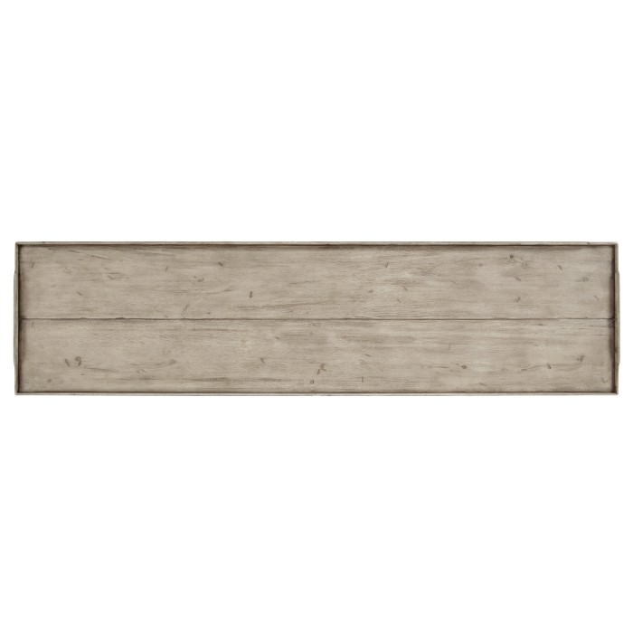 Console Table with Drawer in Rustic Grey