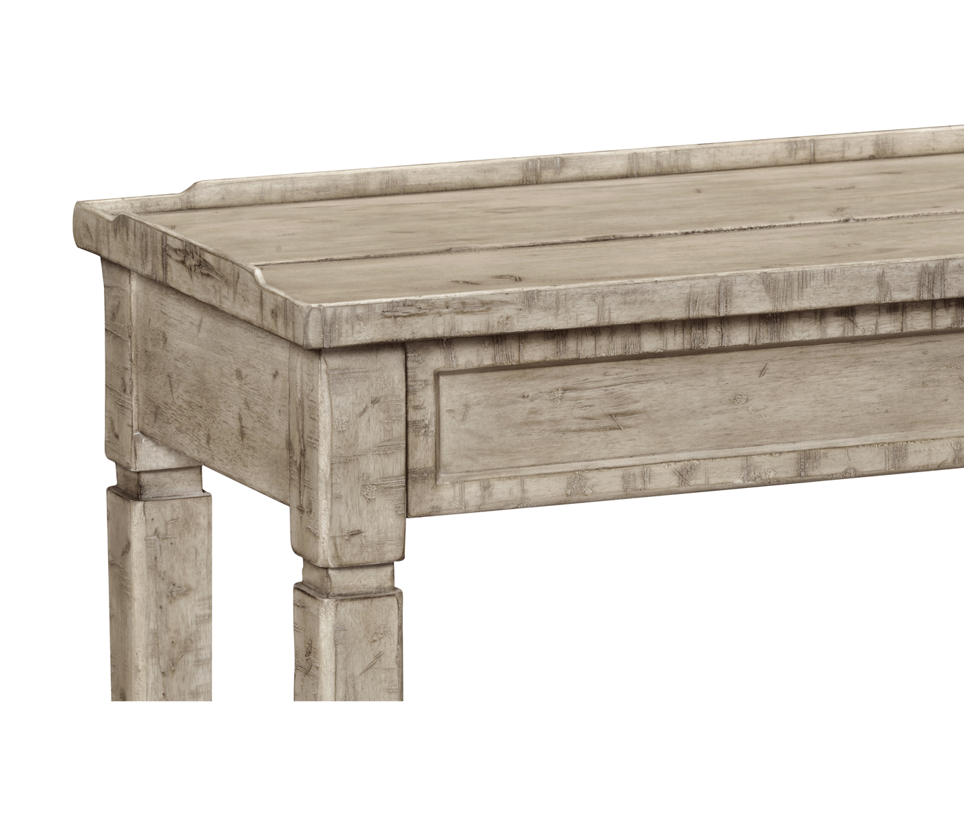 Console Table with Drawer in Rustic Grey