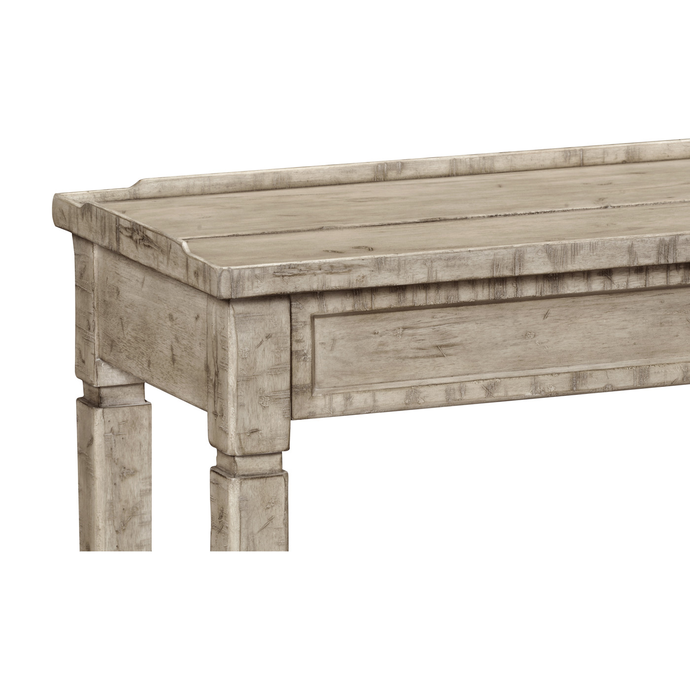 Console Table with Drawer in Rustic Grey
