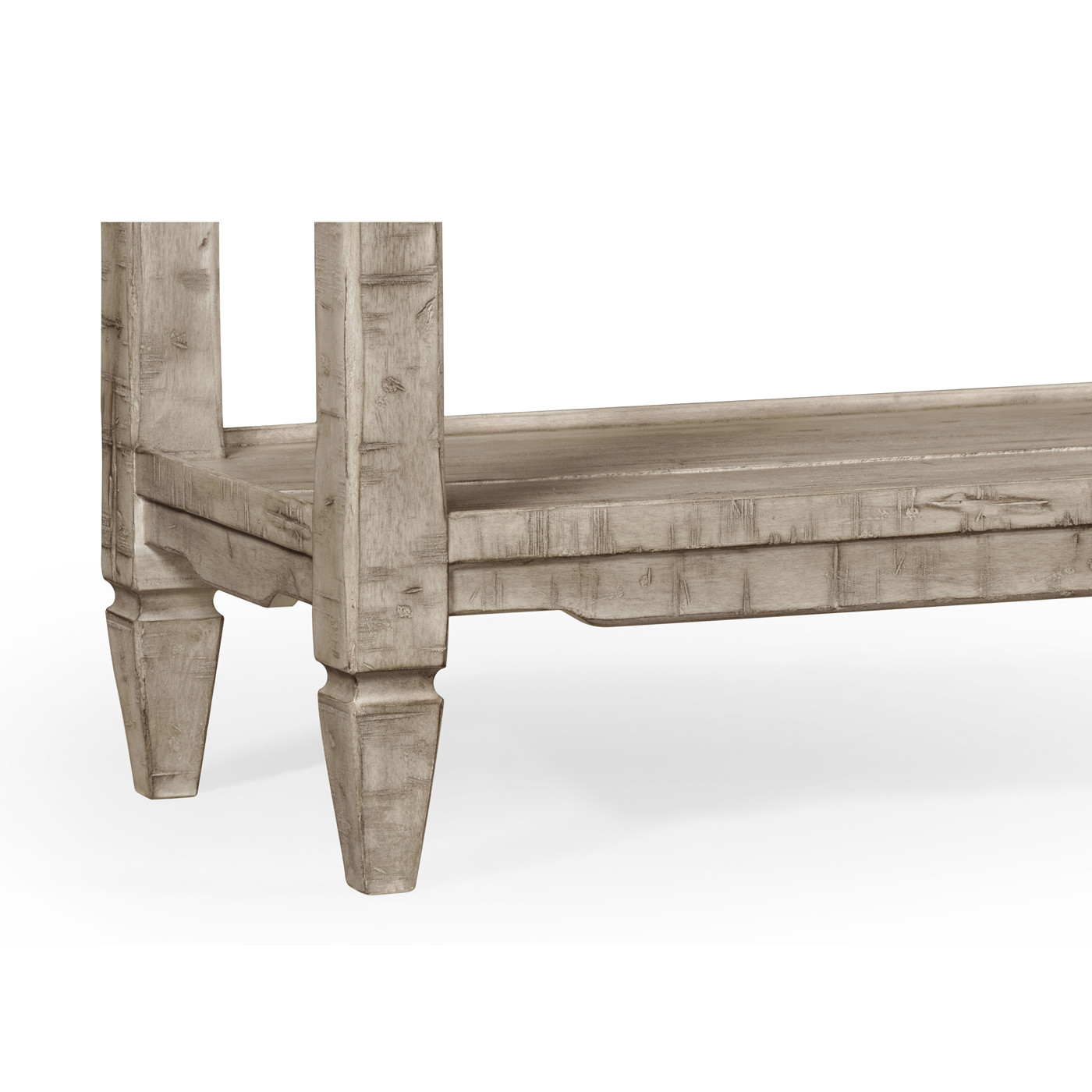 Console Table with Drawer in Rustic Grey