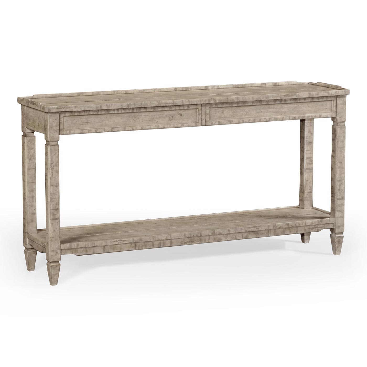 Console Table with Drawer in Rustic Grey