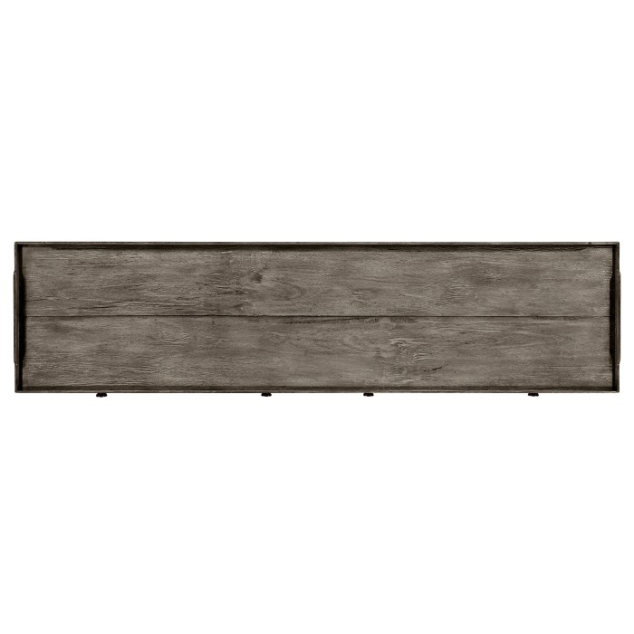 Casual Dark Grey Four Door Sideboard