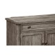 Casual Dark Grey Four Door Sideboard