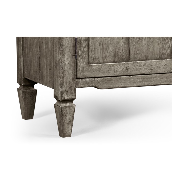 Casual Dark Grey Four Door Sideboard